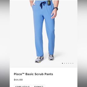 Men’s Pisco basic scrub pants tall size L NWT